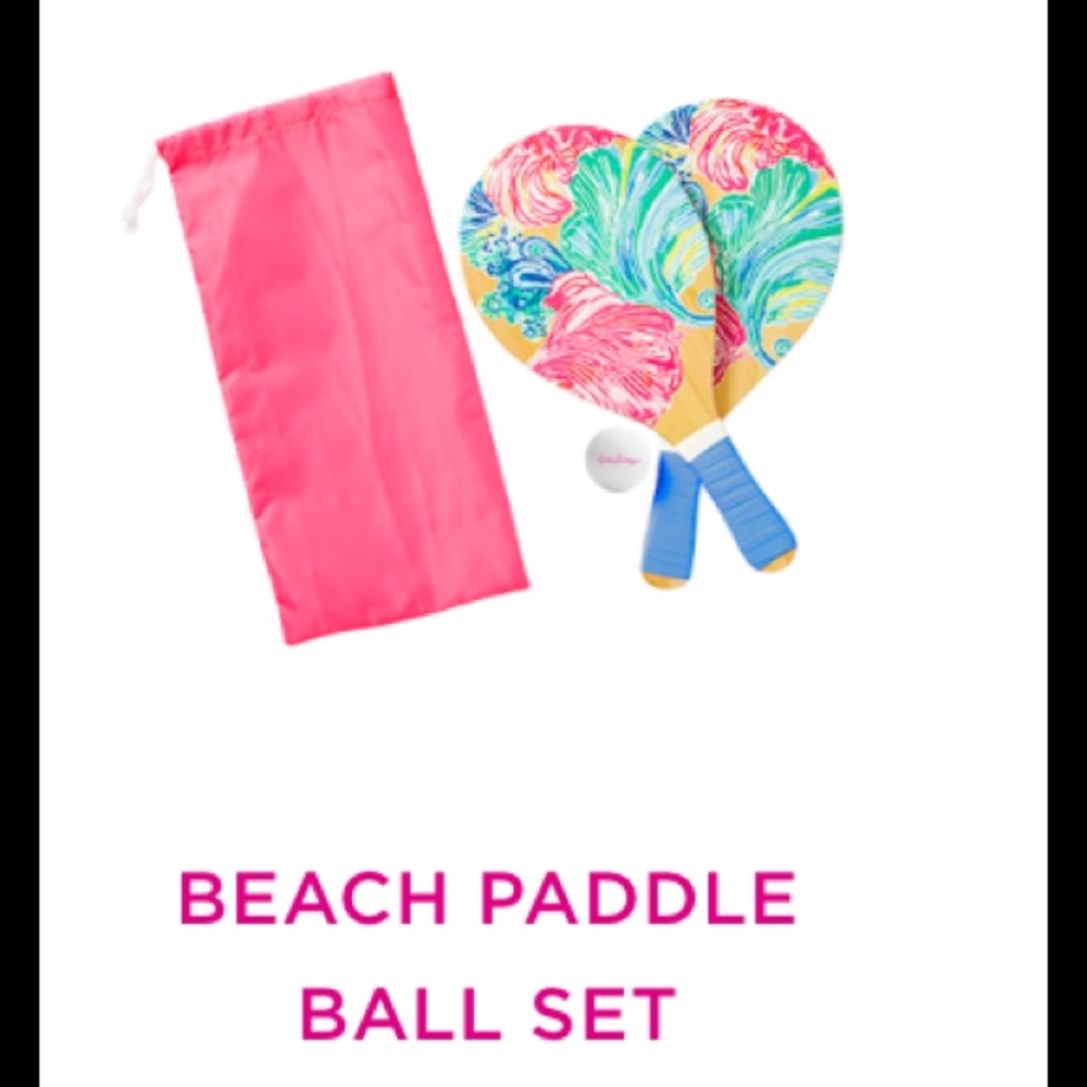 Lilly Pulitzer GWP Paddle Ball Set
